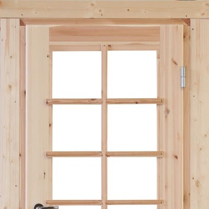 Gartenhaustür WOLFF Nils XL 58 Türen Gr. 208 cm, 83 cm, beige (natur) Türen BxH: 83,5x208 cm