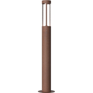 Gartenleuchte NORDLUX Helix Lampen Gr. Ø 8 cm Höhe: 80 cm, braun (rostbraun, braun) Gartenleuchten