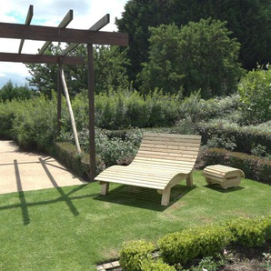 Gartenliege Relaxliege (Lärche) Breite 80cm Einstiegshöhe 50cm
