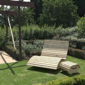 Gartenliege (Zirbe) Breite 120cm Schaukelliege Relaxliege