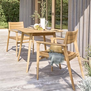 Gartenmöbel aus massivem Teakholz 2/4 Personen