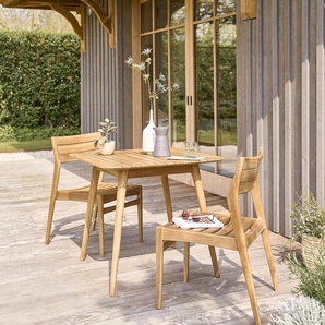 Gartenmöbel aus massivem Teakholz 2/4 Personen