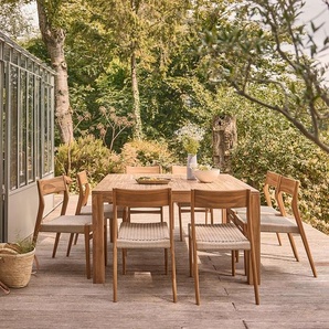 Gartenmöbel aus massivem Teakholz 8 Pers.
