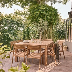 Gartenmöbel aus massivem Teakholz 8 Pers.