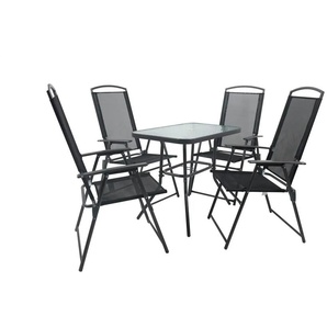Gartenmöbel-Set | grau | 80 cm | 70 cm |