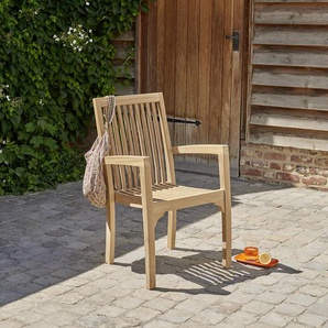 Gartensessel aus massivem Teakholz