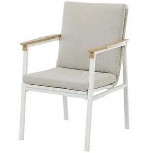 Gartensessel Sevilla - weiß - Materialmix - 58 cm - 90 cm - cm 67,8 | Möbel Kraft