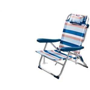 Gartenstuhl Klappstuhl - blau - Materialmix - 63 cm - 82 cm | Möbel Kraft