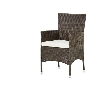 Gartenstuhl Modena 2 | braun | 58,5 cm | 90 cm | cm 56,5 |