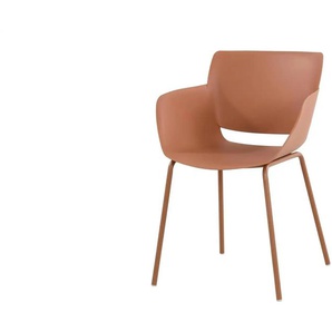 Gartenstuhl - orange - Materialmix - 58 cm - 80 cm | Möbel Kraft