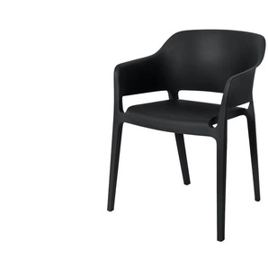 Gartenstuhl - schwarz - Materialmix - 56 cm - 78 cm | Möbel Kraft