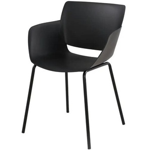 Gartenstuhl - schwarz - Materialmix - 58 cm - 80 cm | Möbel Kraft
