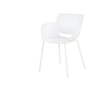 Gartenstuhl   ¦ weiß ¦ Maße (cm): B: 58 H: 80