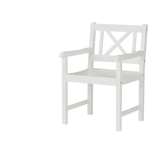 Gartenstuhl weiß Rosenborg - weiß - Materialmix - 59 cm - 89 cm - cm 59,0 | Möbel Kraft