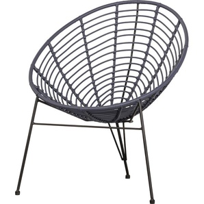 Gartenstuhl WOOOD Jane Stühle Gr. B/H/T: 72 cm x 88 cm x 81 cm, 2 St., blau (tintenblau) Gartenstühle BxTxH: 72x81x88 cm
