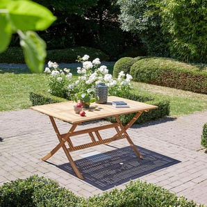 Gartentisch aus massivem Akazienholz FSC für 6 Sitzplätze