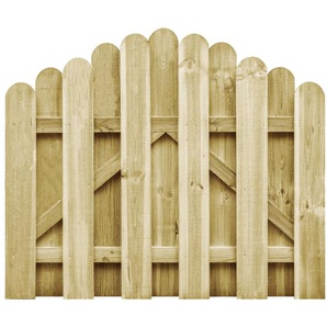 Gartentor Imprägniertes Kiefernholz 100x75 cm