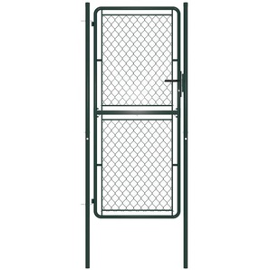 Gartentor Stahl 100 x 200 cm Grün