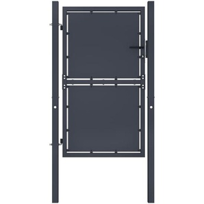 Gartentor Stahl 100×175 cm Anthrazit