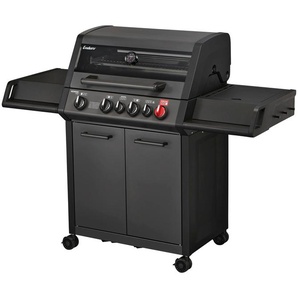 Gasgrill ENDERS Monroe Pro 4 SIK Turbo Shadow Grills Gr. B/H/T: 153,5 cm x 118,5 cm x 58 cm, schwarz (matt graphit) Gasgrills BxH: 153,5x118,5 cm