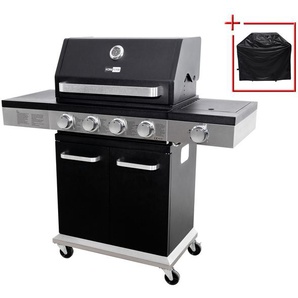KONIFERA Gasgrill Montreal, BxTxH: 119x47,5x114, 4 Hauptbrenner und 1 Seitenbrenner