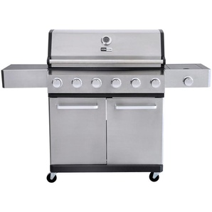 KONIFERA Gasgrill Torino XL, 6 Brenner, Pizzastein, Spieß, Schutzhülle, BxTxH: 150x54x112 cm