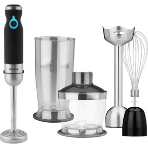 GASTROBACK Stabmixer Set Advanced Pro 40975 Mixer 5 Leistungsstufen silberfarben (silberfarben, schwarz) Stabmixer