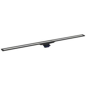 Geberit Duschrinne CleanLine 60 Ablaufrinne Duschen Edelstahl inkl. Rohbauset Schwarz 300-900 mm 65-90 mm