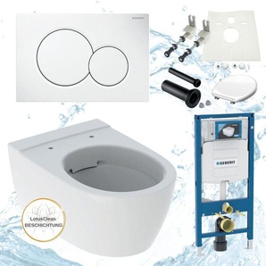 Geberit Vorwandelement Sigma iCon wc spülrandlos Komplettset Sigma01