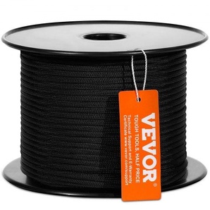 Geflochtenes Nylonseil, 3/16 Zoll x 250 Fuß, 32 Stränge, 720 Pfund Bruchfestigkeit, Outdoor-Kletterseil, Baumpfleger-Kletterseil für Felswanderungen, Camping, Schaukeln, Abseilen, Rettung HCCLSNL316INYE3W6V0