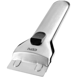 Gefu Glaskochfeldschaber POLITO - silber - Edelstahl - 4,6 cm - 1,7 cm | Möbel Kraft