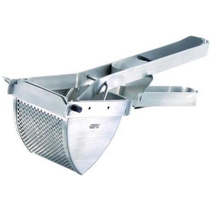 Gefu Kartoffelpresse Pantara, Edelstahl, Metall, Kunststoff, 11.8x10.0x30.0 cm, Kochen, Küchenhelfer, Kartoffelstampfer