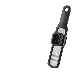 Gefu Knoblauchreibe RAFINO - schwarz - Edelstahl - 4,5 cm - 3,6 cm | Möbel Kraft