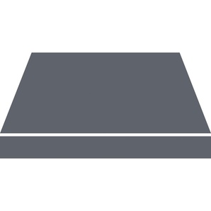 Gelenkarmmarkise SPETTMANN STAR FIX Markisen Gr. 400 cm, 300 cm, grau (anthrazit) Gelenkarm-Markisen 400 cm Breite, 300 Ausfall, Volant gewellt