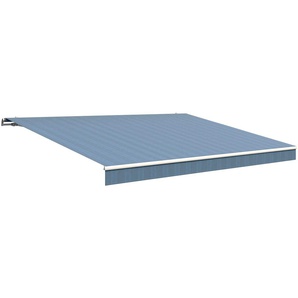 Gelenkarmmarkise WISMAR Classic Markisen Gr. 350 cm, 300 cm, blau Gelenkarm-Markisen