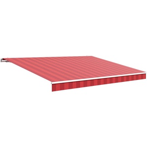 Gelenkarmmarkise WISMAR Classic Markisen Gr. 550 cm, 200 cm, rot (bordeaux) Gelenkarm-Markisen