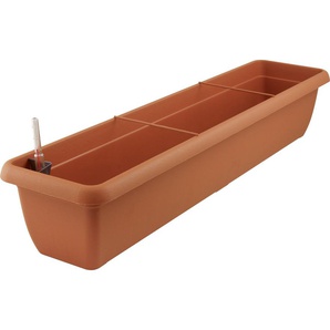 Geli Bewässerungsblumenkasten Aqua Andalucia 100 cm terracotta GLO692401287