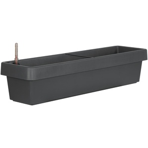 Geli Bewässerungsblumenkasten Viva Kunststoff anthrazit 80 cm GFM6ad392610
