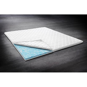 Gelschaum-Topper 180 x 200cm Bezug: Webstoff Kern: Gelschaum Weiß