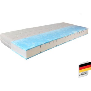 Gelschaummatratze GUMO, 7 Zonen Matratze 90x200,140x200 und mehr, weiche & feste Seite, Beco, 20 cm hoch, druckentlastende Gelschaumauflage,atmungsaktiv, Partner-/Wendematratze