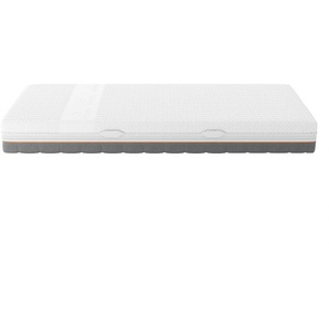 Gelschaummatratze SCHLARAFFIA Matratze GELTEX Quantum Touch Next 220 Matratzen Gr. 2 (0 kg - 80 kg), B/H/L: 90 cm x 22 cm x 220 cm, Polyester Bezug, Material oben: Polyester, Material unten: Polyester, 1 St., weiß Schlaraffia Matratzen in vielen Größen
