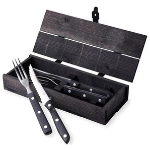 Gense Old Farmer Black steakgrill cutlery 4 pcs