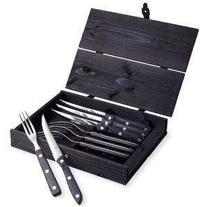 Gense Old Farmer Black steakgrill cutlery 8 pcs