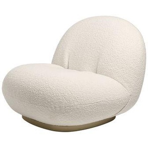Gepolsterter Sessel Pacha textil weiß / Pierre Paulin - Neuauflage des Originals aus dem Jahr 1975 - Gubi - Weiß