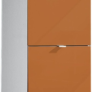 Germania 4-tlg. Schuhschrank-Set 8483-185 Colorado in Weiß/Orange, 53 x 132 x 30 cm (BxHxT)