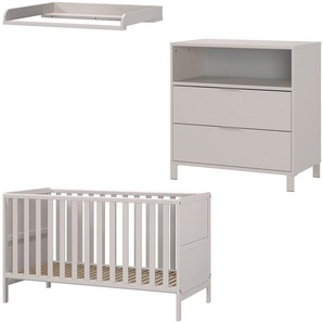 GERMANIA Babymöbel-Set GW-Alkmaar, (3-tlg), mit mitwachsendem Kinderbett