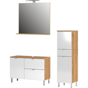 GERMANIA Badmöbel-Set GW-Mauresa, (Set, 3-St)