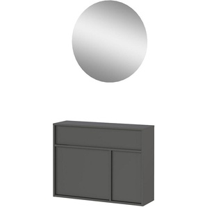 GERMANIA Garderoben-Set GW-Ameca 2.0, (2-St), Garderoben-Set:Mehrzweckschrank und Spiegel