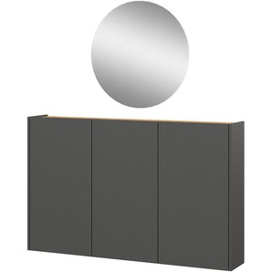GERMANIA Garderoben-Set GW-Libbiano, (2-St), Garderoben-Set bestehend aus Mehrzweckschrank und Spiegel