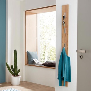 Garderobenpaneel »Telde« - silber - Holz -